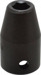 Proto - 1/2" Drive 9mm Standard Impact Socket - 6 Points, 1-1/2" OAL - Apex Tool & Supply