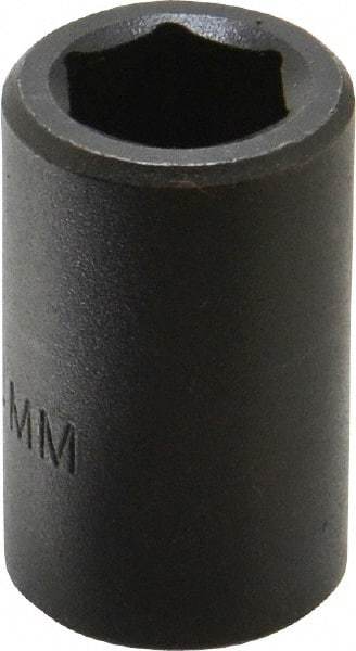 Proto - 1/2" Drive 14mm Standard Impact Socket - 6 Points, 1-1/2" OAL - Apex Tool & Supply