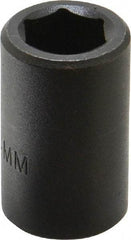 Proto - 1/2" Drive 14mm Standard Impact Socket - 6 Points, 1-1/2" OAL - Apex Tool & Supply
