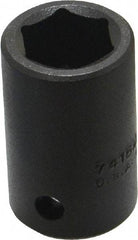 Proto - 1/2" Drive 15mm Standard Impact Socket - 6 Points, 1-1/2" OAL - Apex Tool & Supply