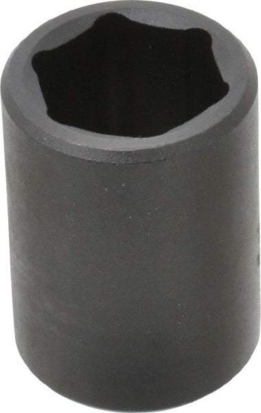 Proto - 1/2" Drive 21mm Standard Impact Socket - 6 Points, 1-39/64" OAL - Apex Tool & Supply