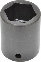 Proto - 1/2" Drive 25mm Standard Impact Socket - 6 Points, 1-3/4" OAL - Apex Tool & Supply
