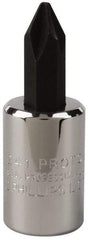 Proto - Screwdriver & Drag Link Sockets Type: Phillips Screwdriver Socket Drive Size (Inch): 3/8 - Apex Tool & Supply