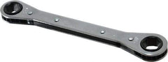Proto - 1/2" x 9/16" 6 Point Ratcheting Box Wrench - Double End, 6-3/4" OAL, Steel - Apex Tool & Supply