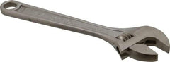 Proto - 1-1/8" Jaw Capacity, 8" Standard Adjustable Wrench - Steel, Chrome Finish - Apex Tool & Supply