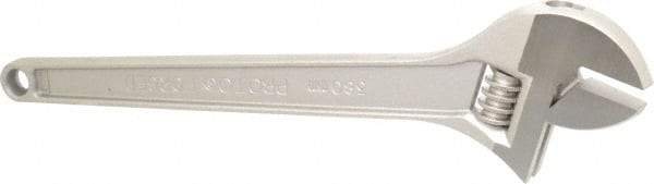 Proto - 1-11/16" Jaw Capacity, 15" Standard Adjustable Wrench - Steel, Chrome Finish - Apex Tool & Supply