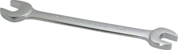 Proto - 9/16" x 5/8" Standard Open End Wrench - 7-5/8" OAL, Double End, Satin Finish, 15° Head Angle - Apex Tool & Supply