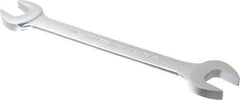 Proto - 11/16" x 25/32" Standard Open End Wrench - 8-7/8" OAL, Double End, Satin Finish, 15° Head Angle - Apex Tool & Supply