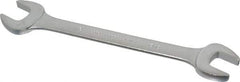 Proto - 13/16" x 7/8" Standard Open End Wrench - 10-1/8" OAL, Double End, Satin Finish, 15° Head Angle - Apex Tool & Supply