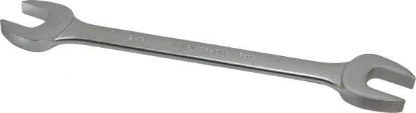 Proto - 15/16" x 1" Standard Open End Wrench - 11-1/2" OAL, Double End, Satin Finish, 15° Head Angle - Apex Tool & Supply