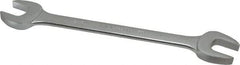Proto - 15/16" x 1" Standard Open End Wrench - 11-1/2" OAL, Double End, Satin Finish, 15° Head Angle - Apex Tool & Supply