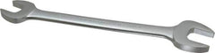 Proto - 1-1/16" x 1-1/4" Standard Open End Wrench - 13-9/16" OAL, Double End, Satin Finish, 15° Head Angle - Apex Tool & Supply