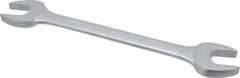 Proto - 1-3/8" x 1-7/16" Standard Open End Wrench - 15-3/4" OAL, Double End, Satin Finish, 15° Head Angle - Apex Tool & Supply