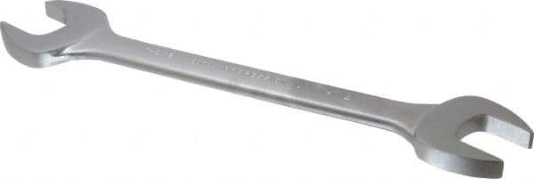 Proto - 1-1/2" x 1-5/8" Standard Open End Wrench - 17" OAL, Double End, Satin Finish, 15° Head Angle - Apex Tool & Supply