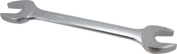 Proto - 1-11/16" x 1-13/16" Standard Open End Wrench - 18-1/2" OAL, Double End, Satin Finish, 15° Head Angle - Apex Tool & Supply