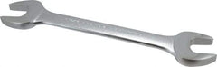 Proto - 1-11/16" x 1-13/16" Standard Open End Wrench - 18-1/2" OAL, Double End, Satin Finish, 15° Head Angle - Apex Tool & Supply