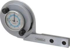 Fowler - 6, 12 Inch Long Blade, 360° Max Measurement, Bevel Protractor - Accuracy up to 5 Min, 1° Dial Graduation - Apex Tool & Supply