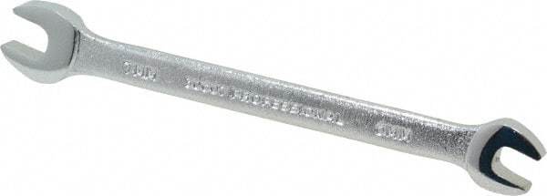 Proto - 6mm x 7mm Standard Open End Wrench - 4-1/2" OAL, Double End, Satin Finish, 15° Head Angle - Apex Tool & Supply