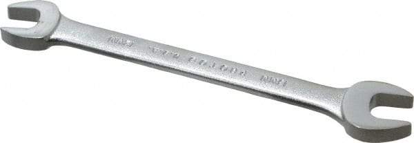 Proto - 12mm x 13mm Standard Open End Wrench - 6-3/8" OAL, Double End, Satin Finish, 15° Head Angle - Apex Tool & Supply