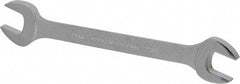 Proto - 21mm x 23mm Standard Open End Wrench - 10-1/8" OAL, Double End, Satin Finish, 15° Head Angle - Apex Tool & Supply