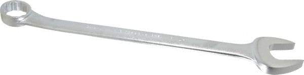 Proto - 1-7/16" 12 Point Offset Combination Wrench - 15° Offset Angle, 19-3/8" OAL, Steel, Satin Finish - Apex Tool & Supply