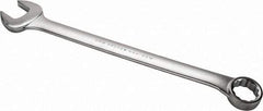 Proto - 2-3/16" 12 Point Offset Combination Wrench - 15° Offset Angle, 29-1/2" OAL, Steel, Satin Finish - Apex Tool & Supply