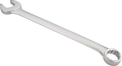 Proto - 2-1/4" 12 Point Offset Combination Wrench - 15° Offset Angle, 29-1/2" OAL, Steel, Satin Finish - Apex Tool & Supply