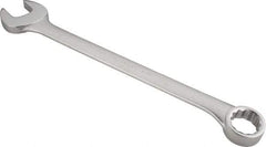 Proto - 2-3/8" 12 Point Offset Combination Wrench - 15° Offset Angle, 31-1/2" OAL, Steel, Satin Finish - Apex Tool & Supply