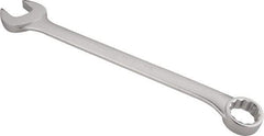 Proto - 2-1/2" 12 Point Offset Combination Wrench - 15° Offset Angle, 31-1/2" OAL, Steel, Satin Finish - Apex Tool & Supply