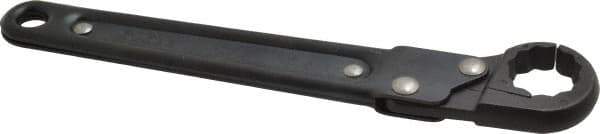 Proto - 3/4", Black Finish, Ratcheting Flare Nut Wrench - 12 Points, 7-1/4" OAL, Steel, Single End Head - Apex Tool & Supply