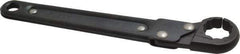 Proto - 3/4", Black Finish, Ratcheting Flare Nut Wrench - 12 Points, 7-1/4" OAL, Steel, Single End Head - Apex Tool & Supply