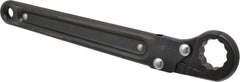 Proto - 7/8", Black Finish, Ratcheting Flare Nut Wrench - 12 Points, 9-3/8" OAL, Steel, Single End Head - Apex Tool & Supply