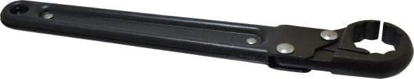 Proto - 1", Black Finish, Ratcheting Flare Nut Wrench - 12 Points, 9-3/8" OAL, Steel, Single End Head - Apex Tool & Supply