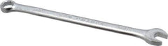 Proto - 8mm 12 Point Offset Combination Wrench - 15° Offset Angle, 5-13/32" OAL, Steel, Satin Finish - Apex Tool & Supply