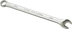 Proto - 9mm 12 Point Offset Combination Wrench - 15° Offset Angle, 5-21/32" OAL, Steel, Satin Finish - Apex Tool & Supply