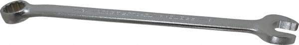 Proto - 18mm 12 Point Combination Wrench - 15° Offset Angle, 10-1/2" OAL, Steel, Satin Finish - Apex Tool & Supply