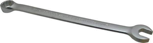 Proto - 21mm 12 Point Offset Combination Wrench - 15° Offset Angle, 11-13/16" OAL, Steel, Satin Finish - Apex Tool & Supply