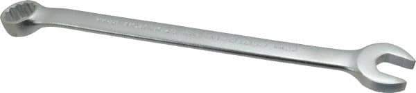 Proto - 22mm 12 Point Offset Combination Wrench - 15° Offset Angle, 12-1/2" OAL, Steel, Satin Finish - Apex Tool & Supply