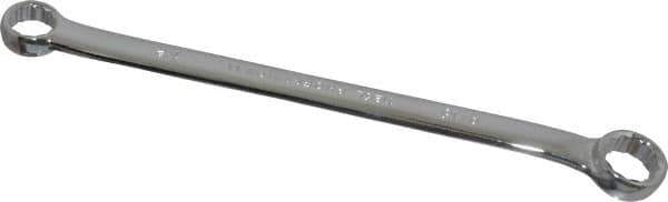 Proto - 1/2" x 9/16" 12 Point Offset Box Wrench - Double End, 8-3/8" OAL, Steel, Polished Finish, 15° Offset - Apex Tool & Supply