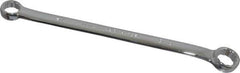 Proto - 1/2" x 9/16" 12 Point Offset Box Wrench - Double End, 8-3/8" OAL, Steel, Polished Finish, 15° Offset - Apex Tool & Supply