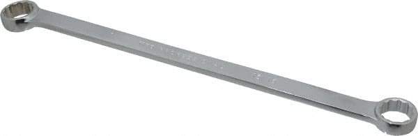 Proto - 15/16" x 1" 12 Point Offset Box Wrench - Double End, 15-1/8" OAL, Steel, Polished Finish, 15° Offset - Apex Tool & Supply