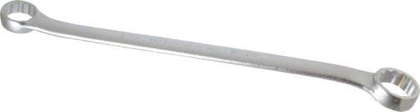 Proto - 1-1/4" x 1-5/16" 12 Point Offset Box Wrench - Double End, 19-1/4" OAL, Steel, Polished Finish, 15° Offset - Apex Tool & Supply