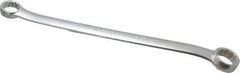 Proto - 1-1/4" x 1-3/8" 12 Point Offset Box Wrench - Double End, 20-1/4" OAL, Steel, Polished Finish, 15° Offset - Apex Tool & Supply