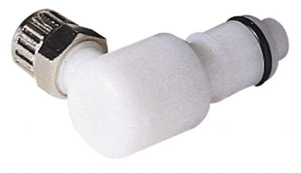 CPC Colder Products - 1/4" Outside Diam, Acetal Push-to-Connect Tube Male Connector - 120 Max psi, White - Apex Tool & Supply