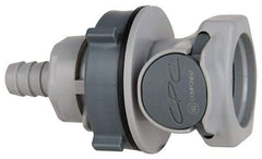 CPC Colder Products - 5/32 x 5/16" Outside Diam, Polypropylene Push-to-Connect Tube Female Connector - 50 Max psi, 3/8" Inside Diam, Gray - Apex Tool & Supply