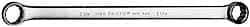 Proto - 13/16" x 7/8" 12 Point Offset Box Wrench - Double End, 13-1/8" OAL, Steel, Polished Finish, 15° Offset - Apex Tool & Supply