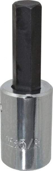 Proto - 1/2" Drive, 5/8" Hex Bit Socket - 4" OAL, 2" Bit Length - Apex Tool & Supply