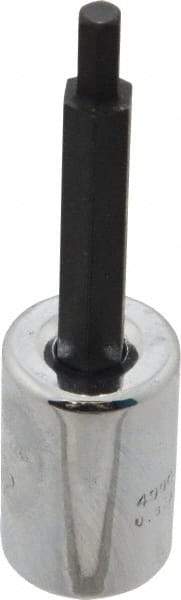 Proto - 3/8" Drive, 5/32" Hex Bit Socket - 2-23/32" OAL, 1-5/8" Bit Length - Apex Tool & Supply