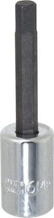 Proto - 3/8" Drive, 6mm Hex Bit Socket - 2-5/8" OAL, 1-5/8" Bit Length - Apex Tool & Supply
