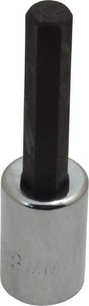 Proto - 3/8" Drive, 8mm Hex Bit Socket - 2-5/8" OAL, 1-5/8" Bit Length - Apex Tool & Supply